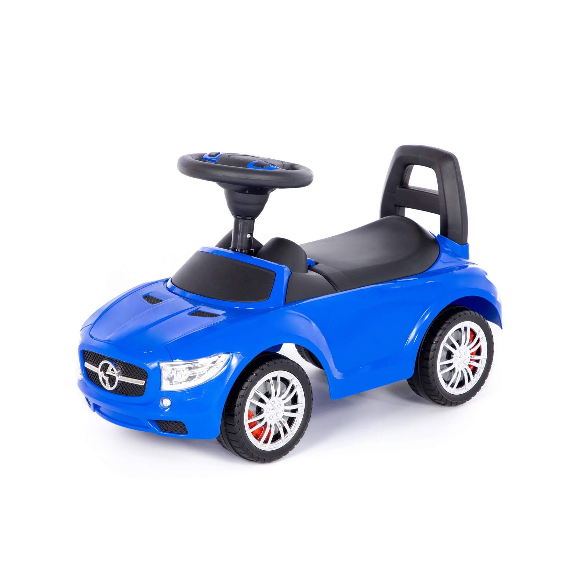 арт 94872, Каталка-автомобиль SuperCar №1 со звуковым сигналом (синяя)