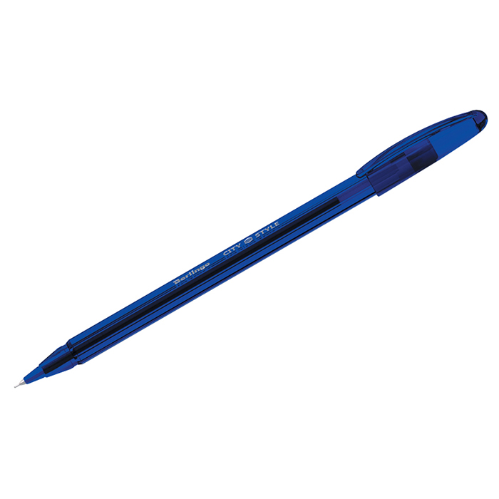 Ручка шариковая Berlingo City Style синяя, 0,7мм (Вид 1)
