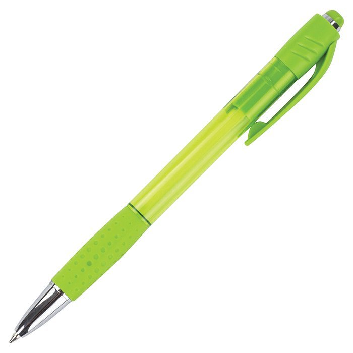 Ручка шариковая автомат. зеленый 0,7мм SUPER 143370 BRAUBERG (Вид 2)