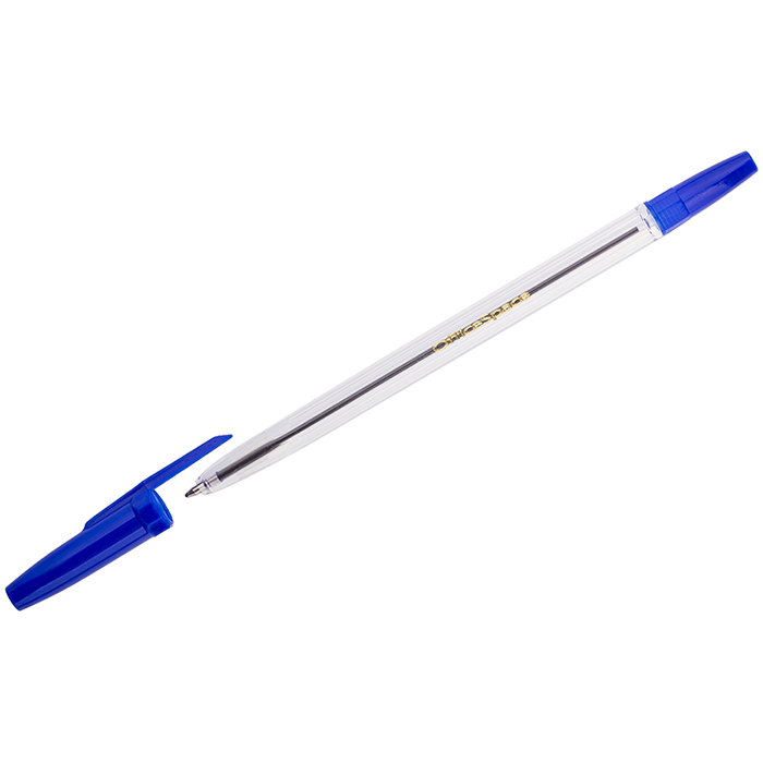 Ручка шарик синий OfficeSpace 1,0мм BP511BU_1280 (Вид 1)
