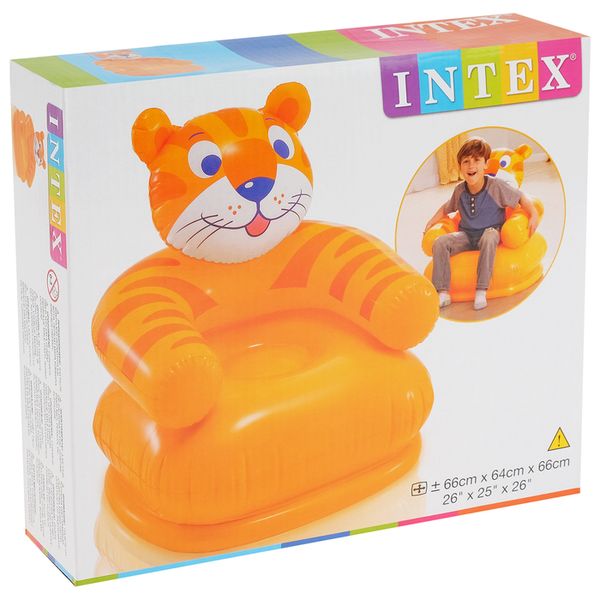 Кресло надувное для плавания 65x64x75 см. Животные, 2 вида INTEX. (в коробке) Арт. 68556NP (Вид 2)