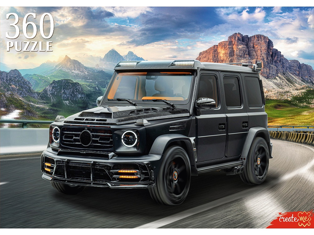 ПАЗЛЫ 360 элементов. БОЛЬШОЙ ДЖИП В ГОРАХ  (арт.ШТП360-0189)