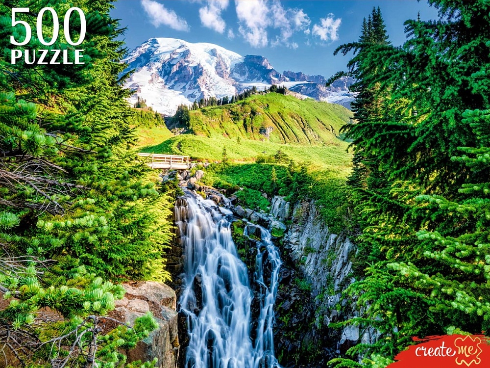 ПАЗЛЫ 500 элементов. ВЕСНА В ГОРАХ  (арт.ШТП500-8267)