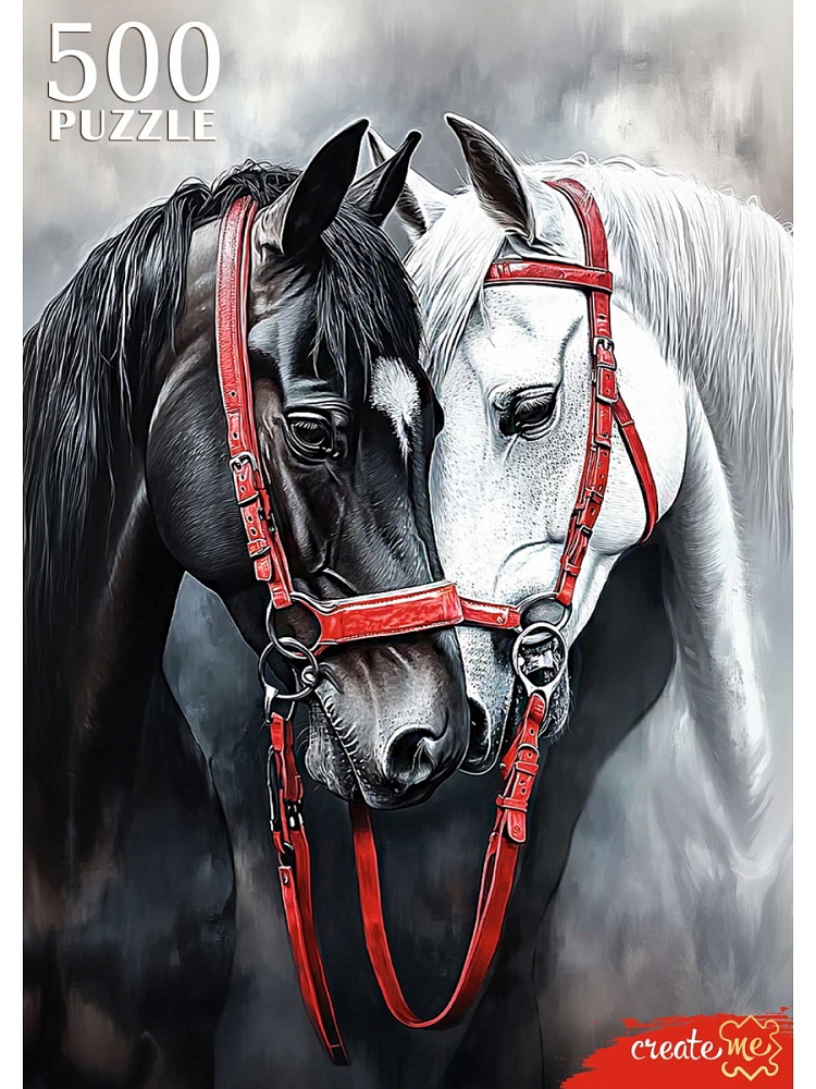 ПАЗЛЫ 500 элементов. ВЛЮБЛЕННЫЕ ЛОШАДИ (Арт. Ф500-8718)