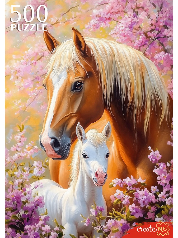 ПАЗЛЫ 500 элементов. ЖЕРЕБЁНОК (арт.Ф500-1736)