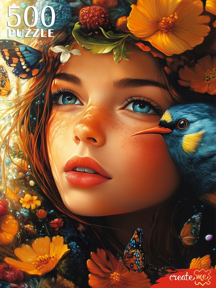 ПАЗЛЫ 500 элементов. ЛЕСНАЯ ФЕЯ  (арт.П500-7618)