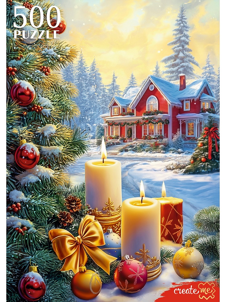 ПАЗЛЫ 500 элементов. НОВОГОДНЯЯ СКАЗКА (арт.П500-7625)