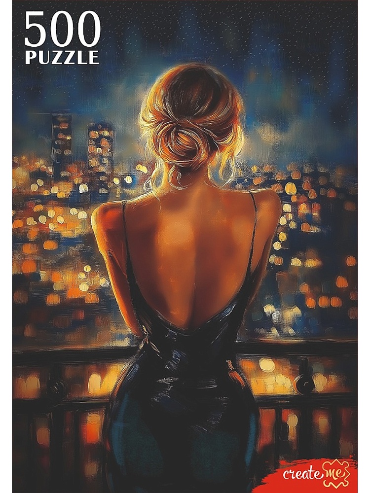 ПАЗЛЫ 500 элементов. ОГНИ НОЧНОГО ГОРОДА (Арт. Ф500-8722)
