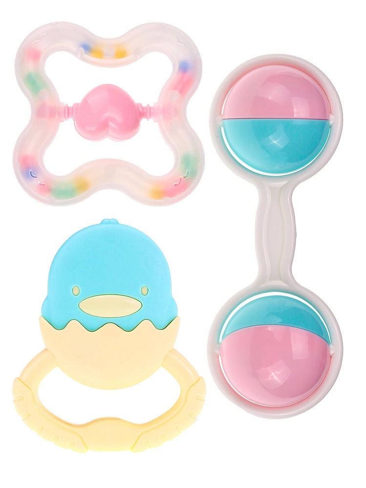 Погремушка 0+ (3 шт. в пакете)  (арт.ИК-0707)