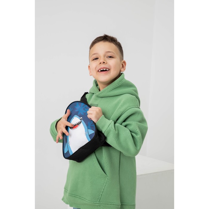 Рюкзак детский через плечо, 23х20.5 см, Shark   5073318 (Фото 2)