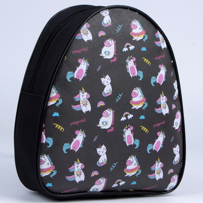 Рюкзак детский через плечо, 23х20.5 см,Unicorn style   5073321 (Вид 1)