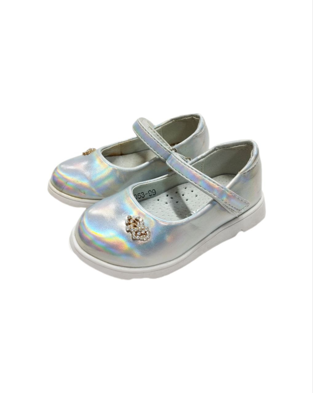 Туфли, весна-осень Серебро,8053-99 Виктория р22