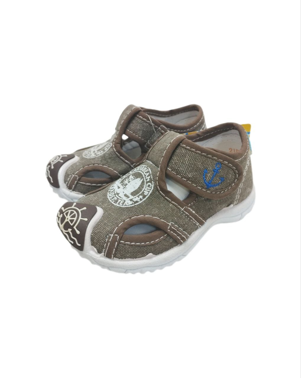 Кеды-сандали коричневые р21