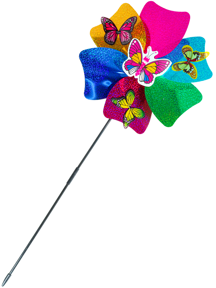 Серия Весёлые забавы: Ветерок (62см)Пестрый цветок(в пакете) ( Арт. QH26)