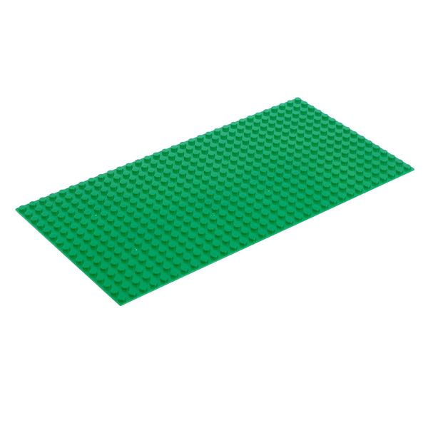 Пластина-основание для конструктора, 25,5*12,5 см, цвет зелёный   4488591