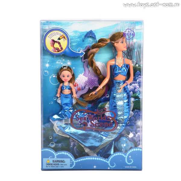 Набор кукол DEFA Lucy Принцессы моря (в комплекте обувь и аксессуары) (Вид 2)