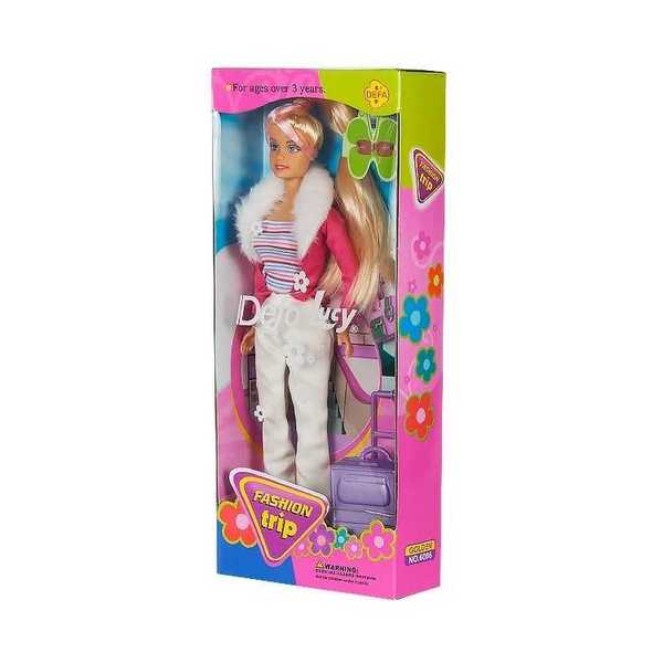 Кукла DEFA Lucy Путешественница (в комплекте одежда, аксессуары)
