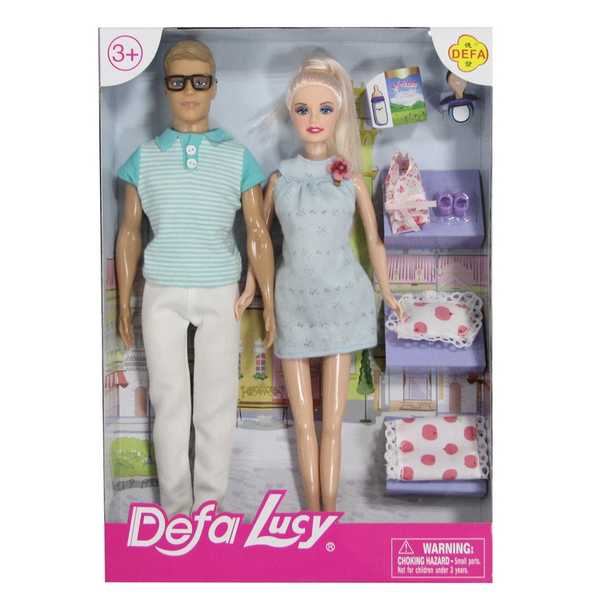 Набор кукол DEFA Lucy Счастливая парочка (2 шт., аксесс., 28 см., в ассорт.) (Вид 3)