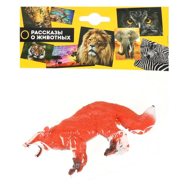 Тянучка лиса 18 см. 1 шт. в пак. ИГРАЕМ ВМЕСТЕ W6328-548 ORANGE