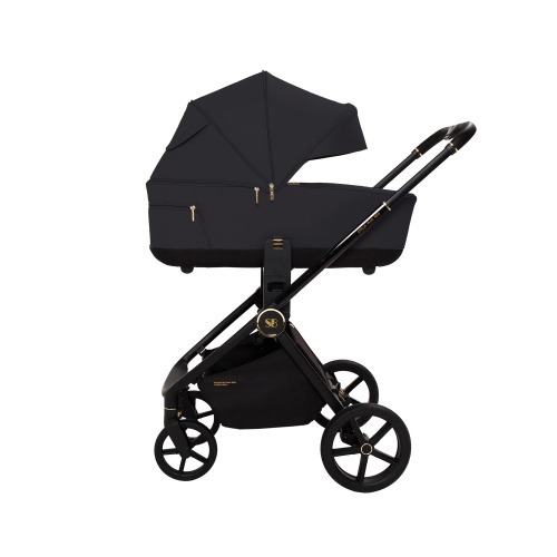 Коляска 2в1  Stella Plus Therma Black (427461 Люлька для коляски + 427306 Прогулочная коляска) (Вид 2)