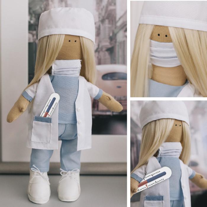 Интерьерная кукла Доктор Кейт, набор для шитья 15,6 × 22.4 × 5.2 см   5470964