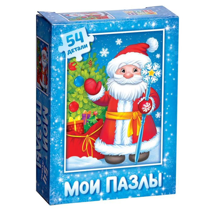 Пазл детский Дедушка Мороз, 54 элемента 7018775 (Вид 1)