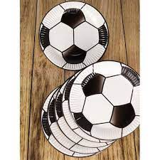 Бумажные тарелки Футбол, 18 см, 6 шт ФЛ-2766