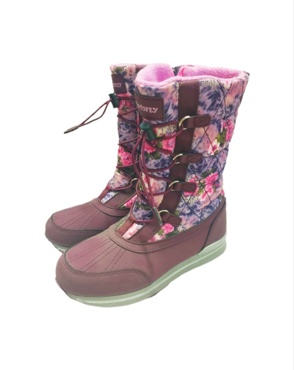 Котофей сапоги бордовый/сиреневый (7) 664912-41 () р36