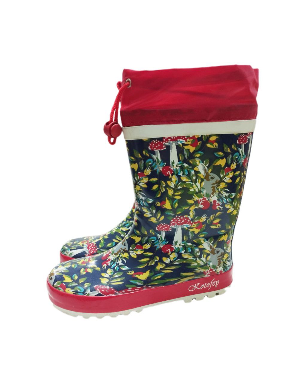 Котофей Сапожки (30-35) синий/красный (12) 566122-11 р33