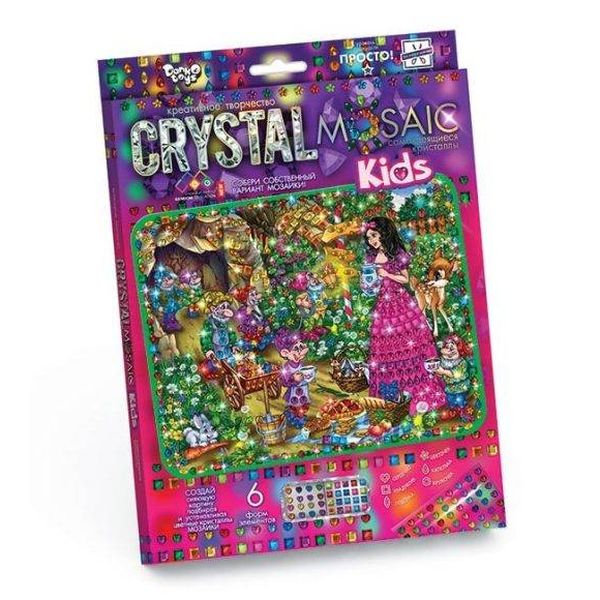 Набор креативного тв-ва Crystal Mosaic Kids Белоснежка