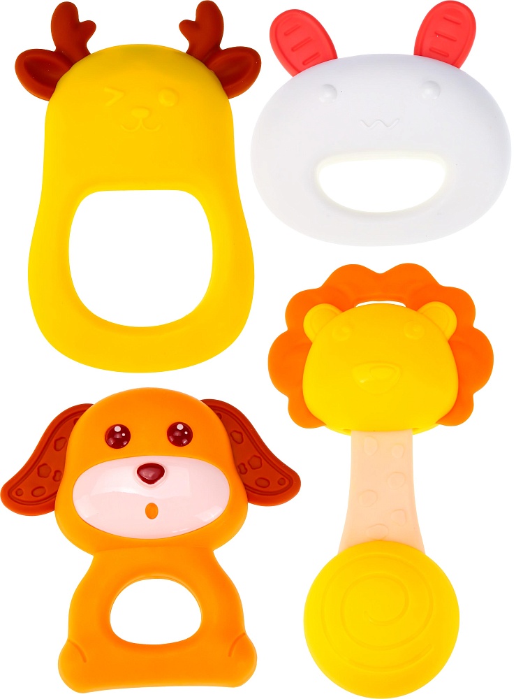 Погремушка 0+ (4 шт. в пакете)  (арт.ИК-0711)