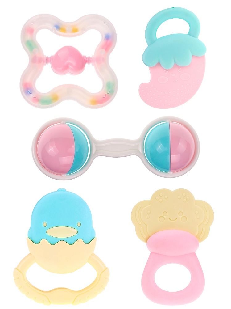 Погремушка 0+ (5 шт. в пакете)  (арт.ИК-0709)