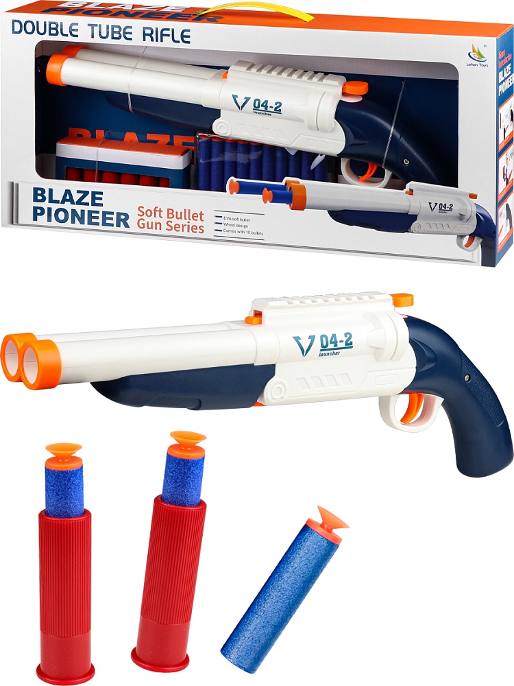 Ружьё с софт-патронами (10 патронов), 46х7,4х21см (арт. 2349173)