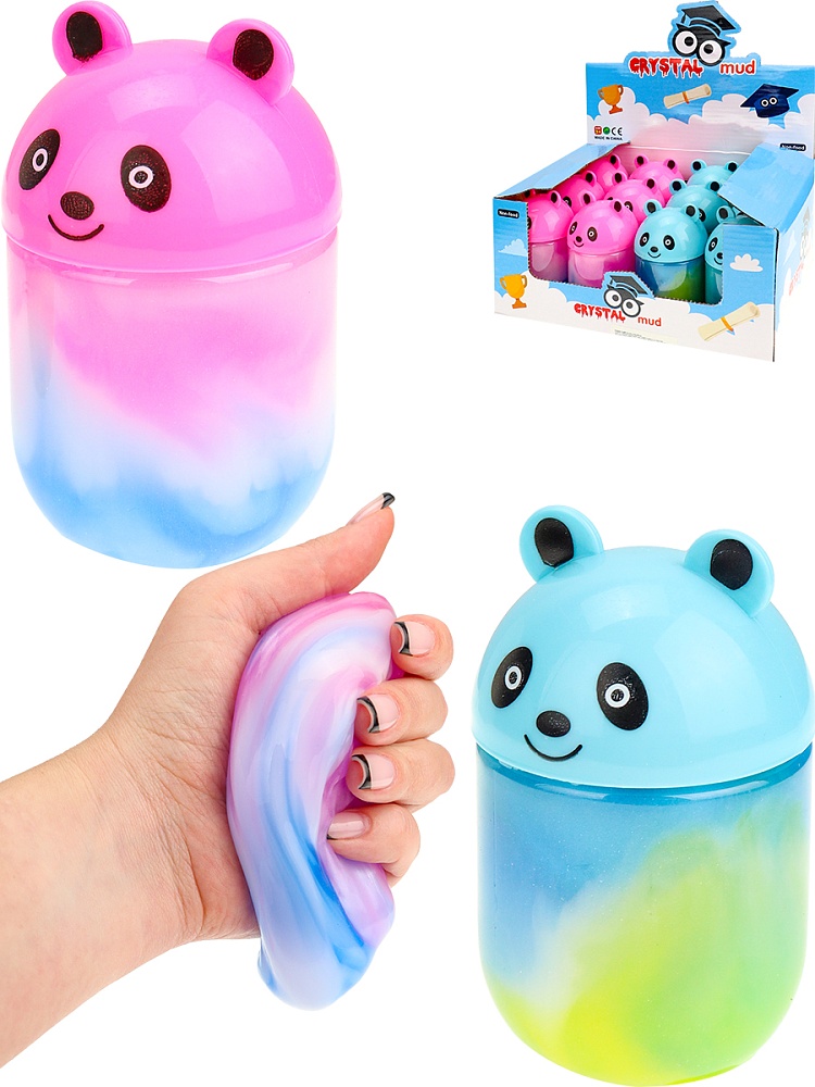 Слайм Панда 12 шт. в шоубоксе, кратно 12 ( Арт. ИСМ-3533)