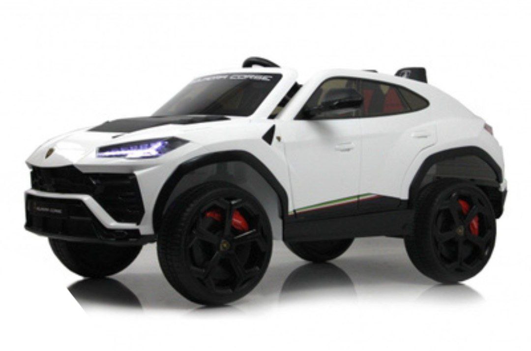 Электромобиль белый LAMBORGHINI URUS арт.666 EVA