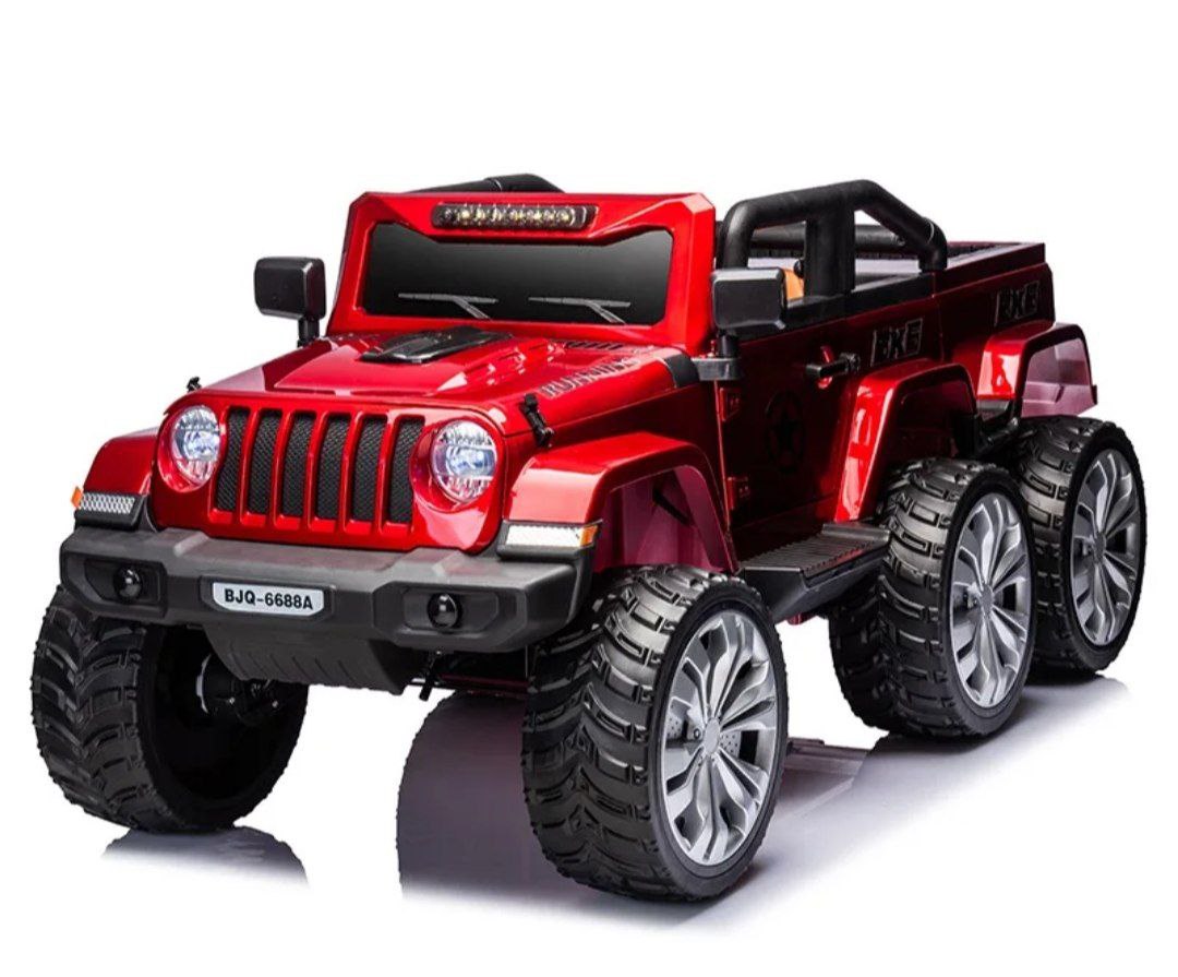 Электромобиль красный 6WD  BJQ-6688A