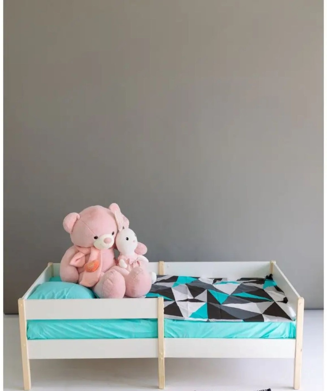 Кровать Тинейджер ОртоЛайф 160*80 белый/береза