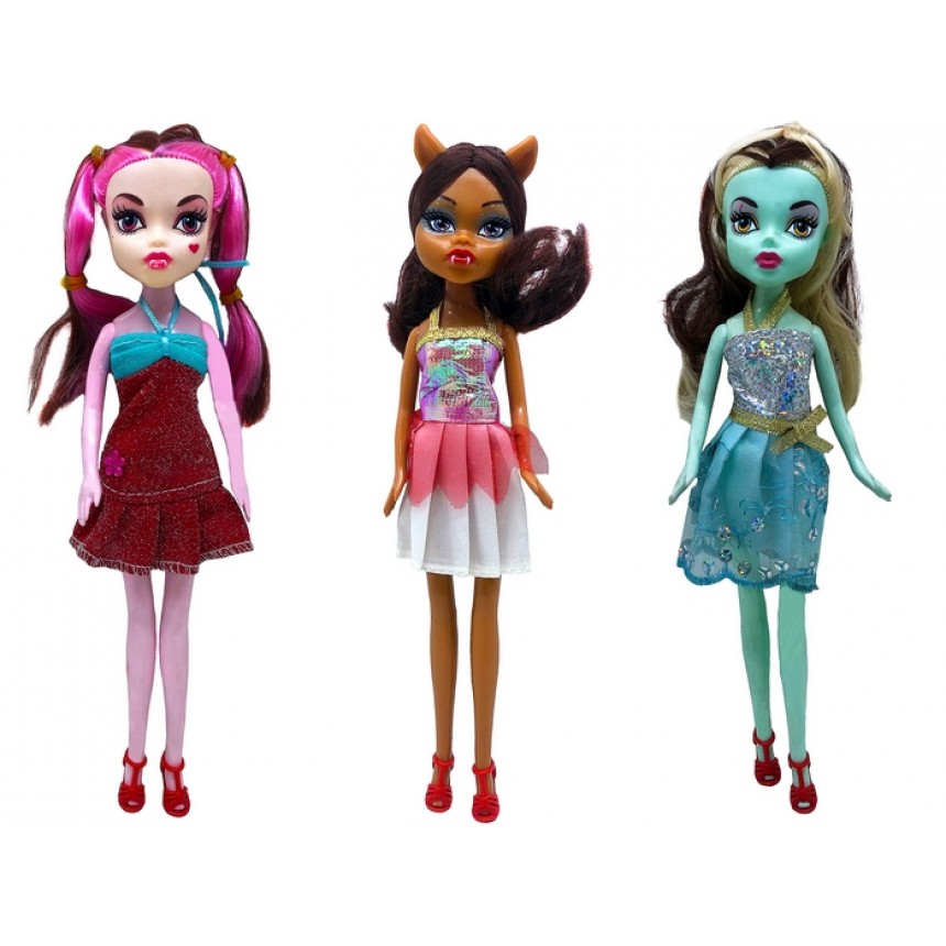 Кукла Monster High в пакете.Рост 27 см.Арт.9943
