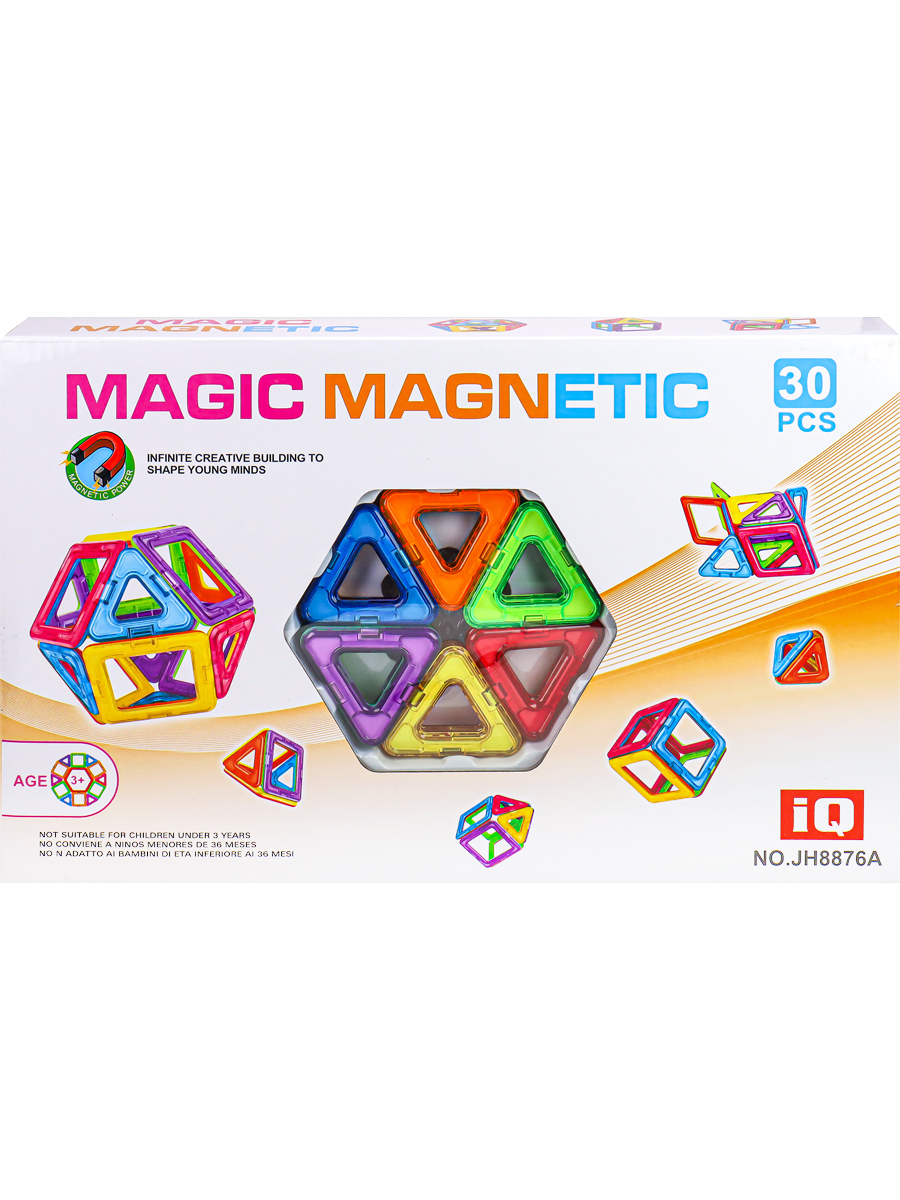 Магнитный конструктор Магический магнит(35х5х22 см)(30 деталей, в коробке) ( Арт. 2001534) (Вид 5)