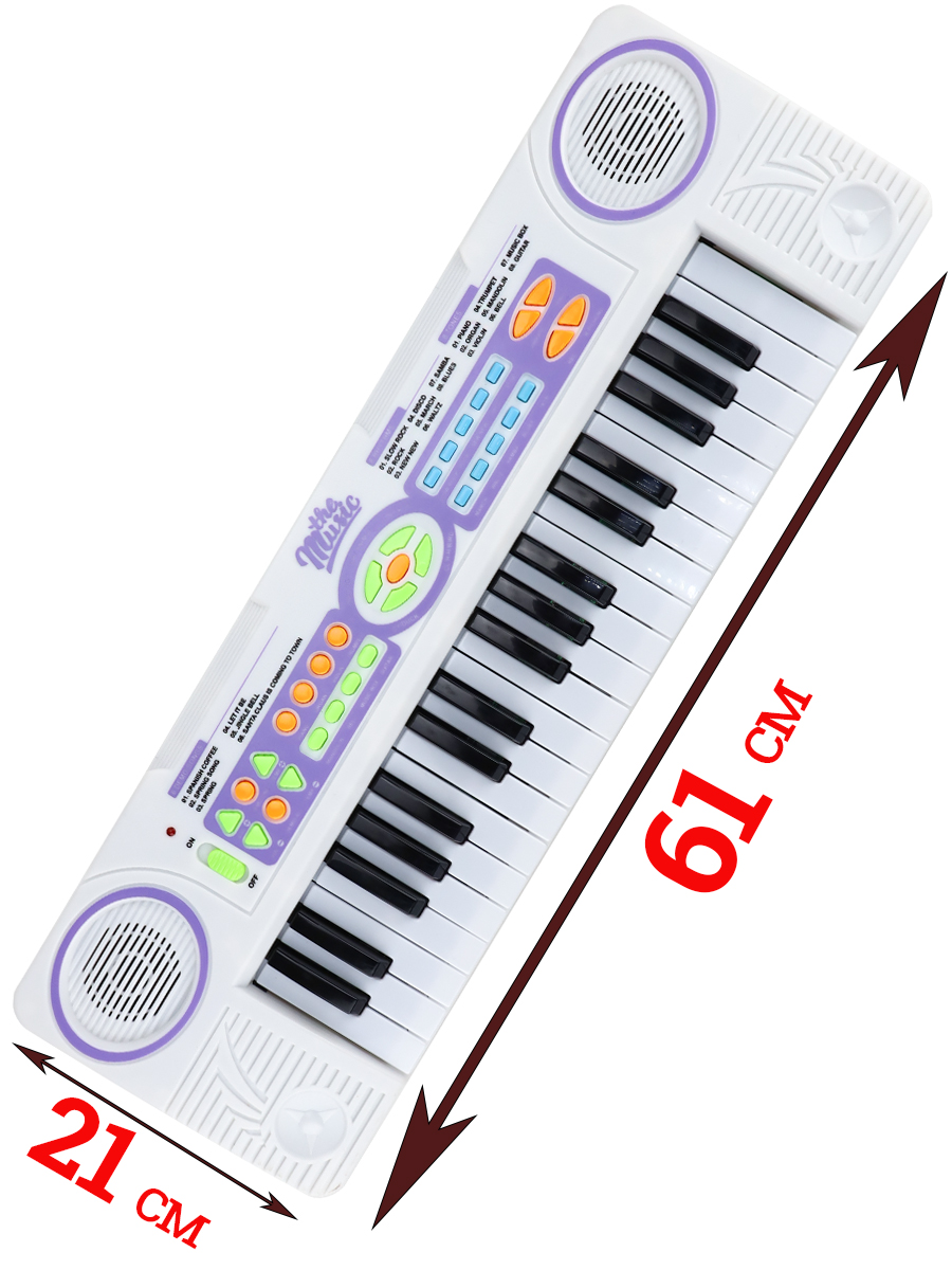 Музыкальная игрушкаСинтезатор(микрофон,USB в к-те,4*АА не в к-те,в кор.)(61x9x21cм) (Арт. 2096091) (Вид 2)