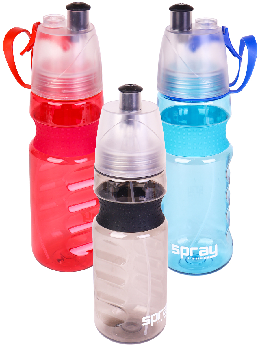 Бутылка для воды  спортивная,пластиковая, Мировой успех, 750 мл, в ассортименте УД-4120 (Вид 1)