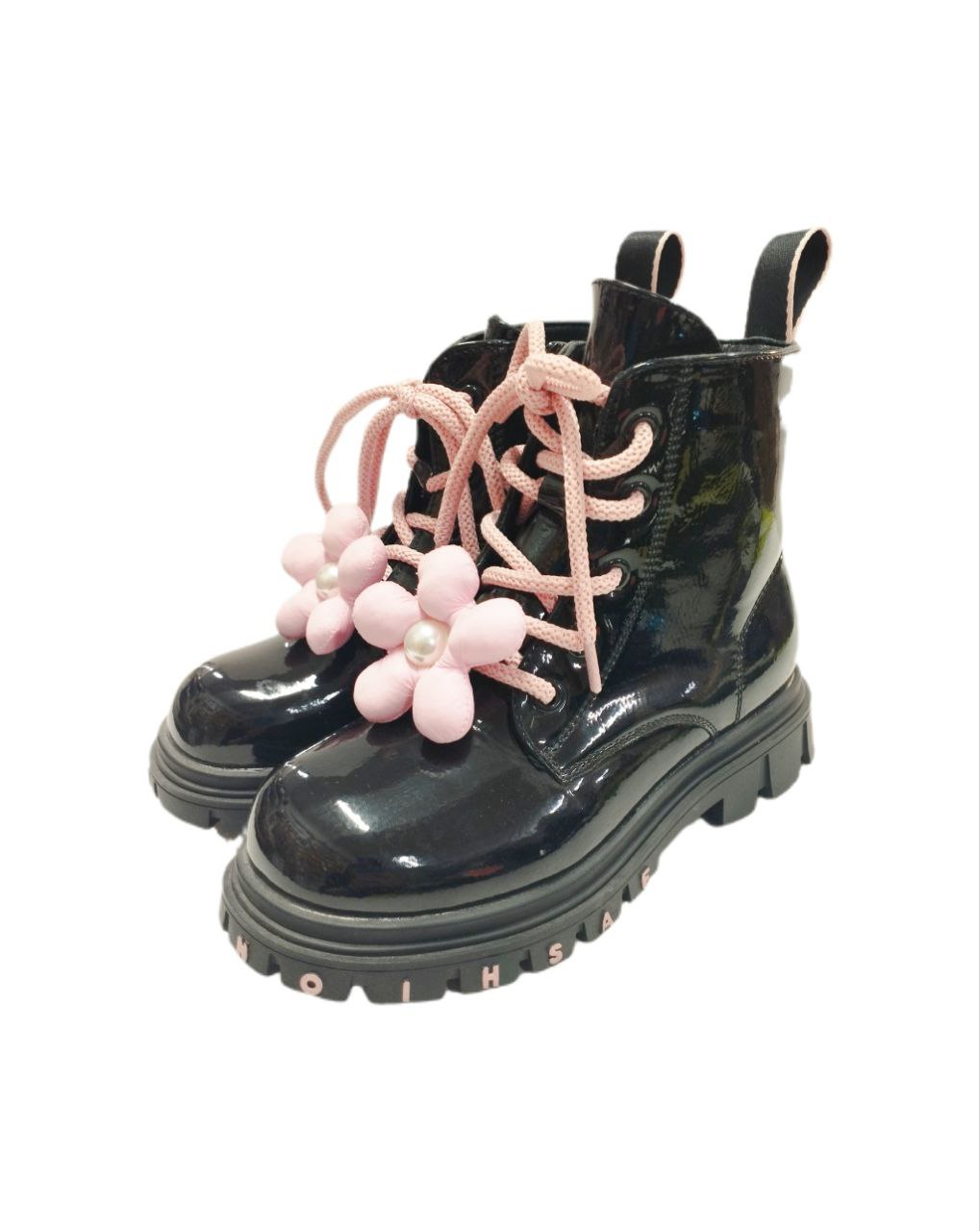 Ботинки дев лак р30