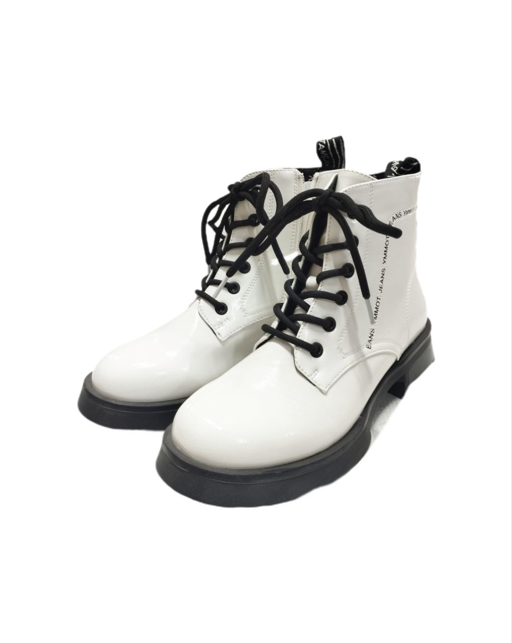 Ботинки демисез. белые  р36