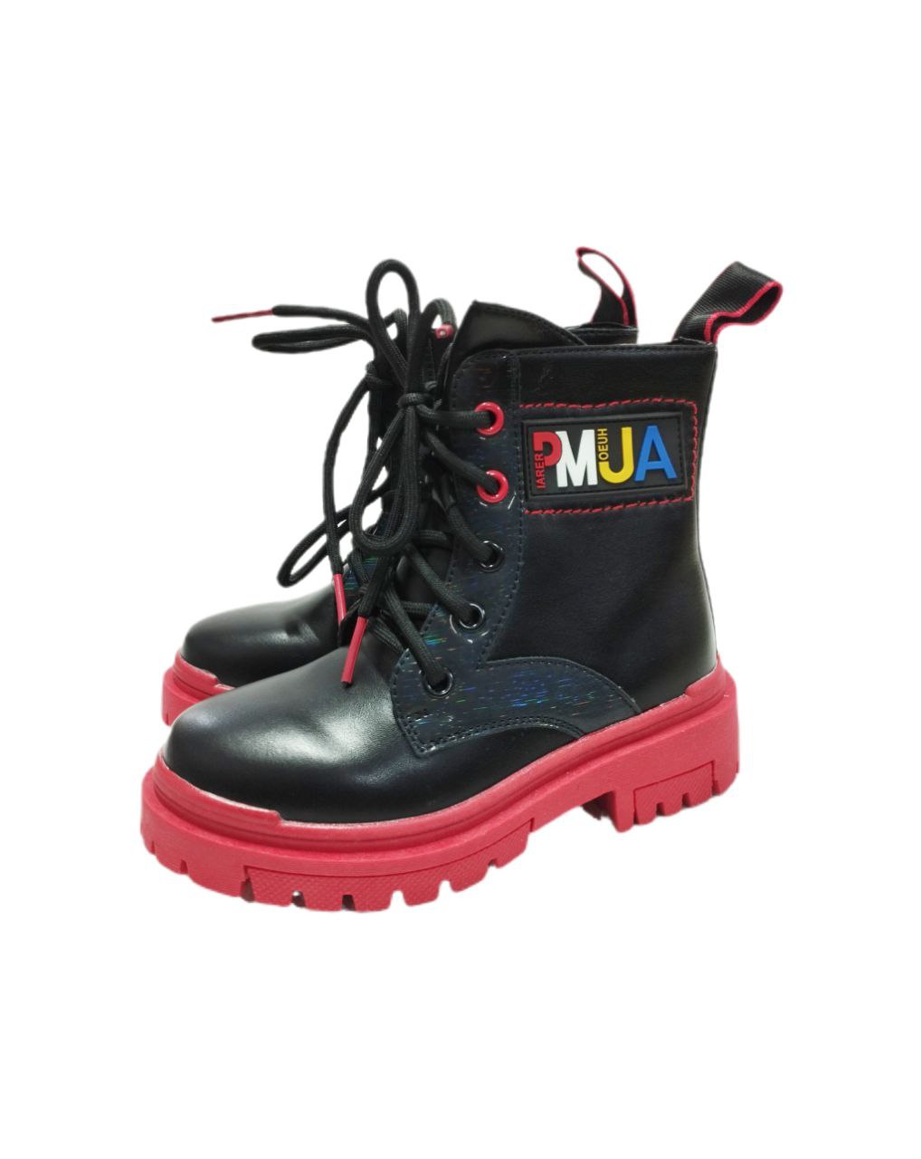 Ботинки демисез.девочки красная подошва  р29