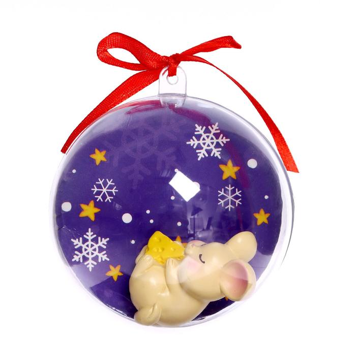 WOOW TOYS Новогодний шар, игрушка с конфетами. Зайка   6255221 (Вид 2)