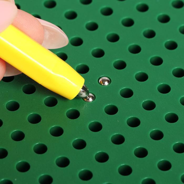 ЭВРИКИ Планшет магнитный для рисования, 380 отверстий, цвет зеленый   4847286 (Вид 3)