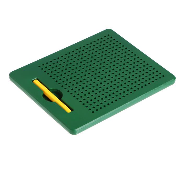 ЭВРИКИ Планшет магнитный для рисования, 380 отверстий, цвет зеленый   4847286 (Вид 4)