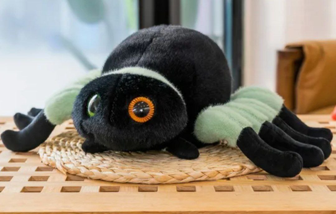 Мягкая игрушка паук,18см