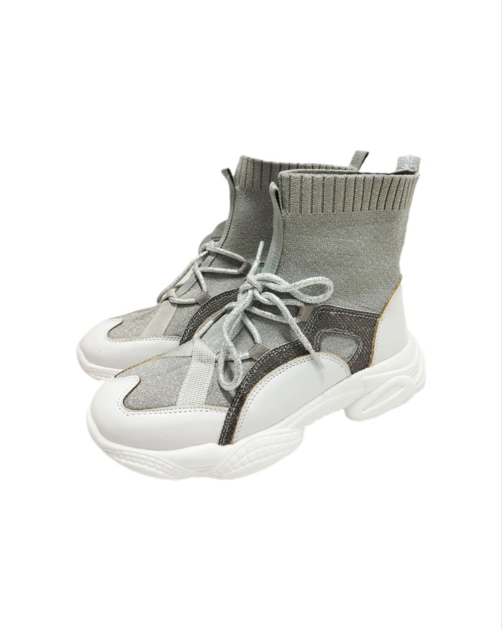 Кроссовки удлиненные белые р33