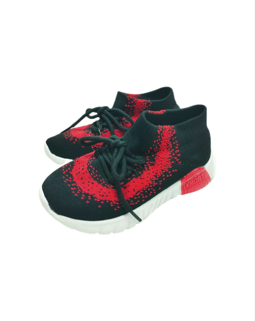 Кроссовки черн красн 6640C р27